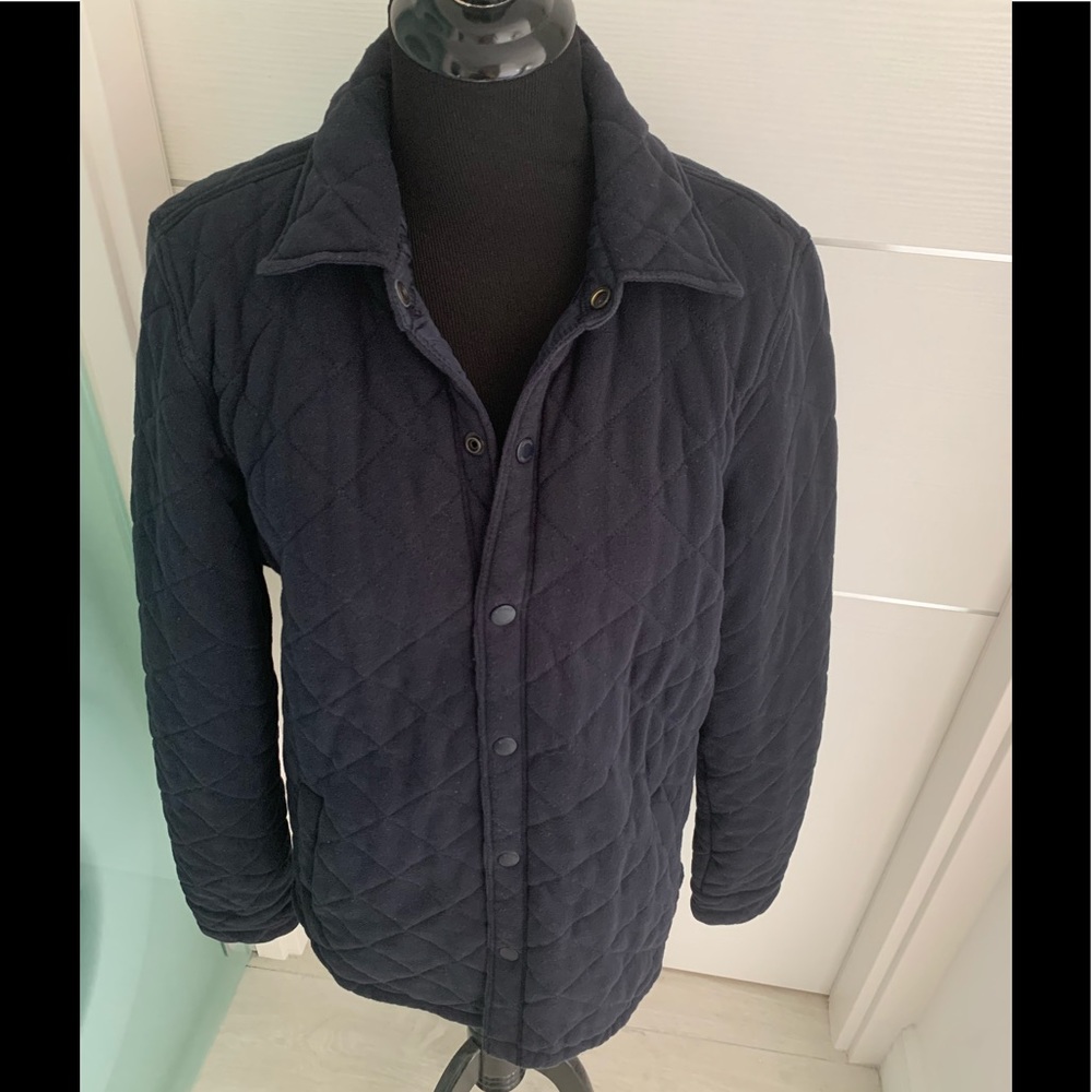 Holister Navy Quilted Jacket size M